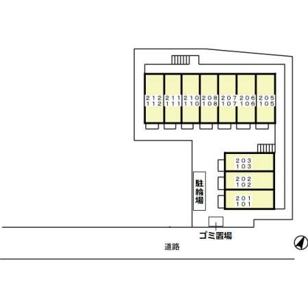 ベルデュールの区画図