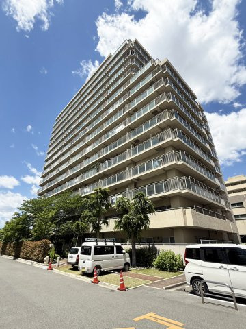 ファミールハイツ北大阪5号棟の外観|現地外観です。