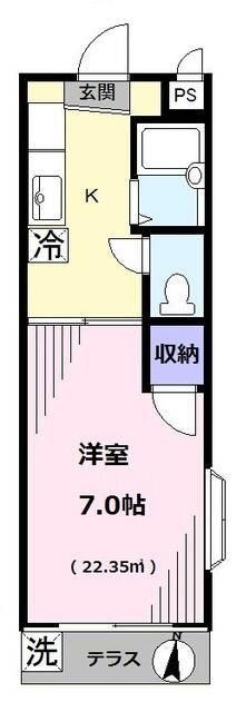ヒルズイシダⅡの間取り