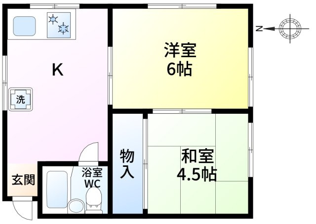 髙橋コーポの間取り