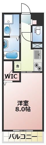 熊本市西区二本木４丁目の賃貸マンションの間取り