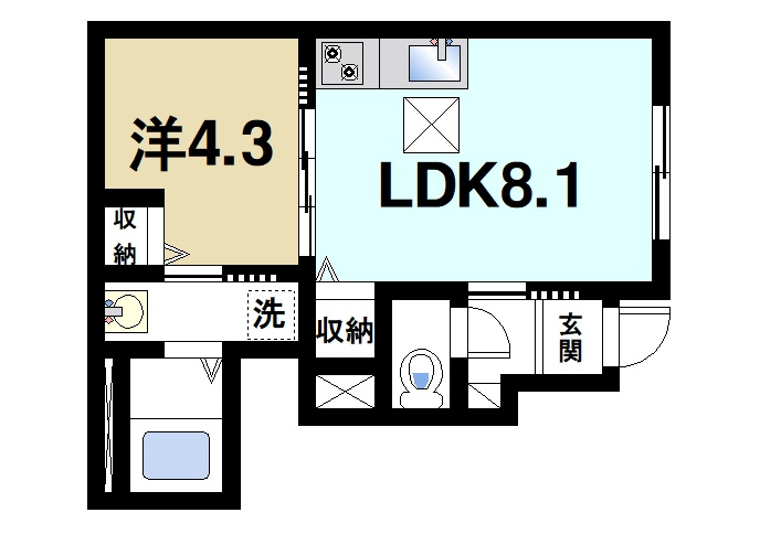 仮）桜井市大福新築アパートの間取り