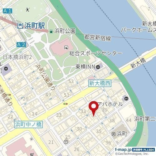 セグレート日本橋の地図
