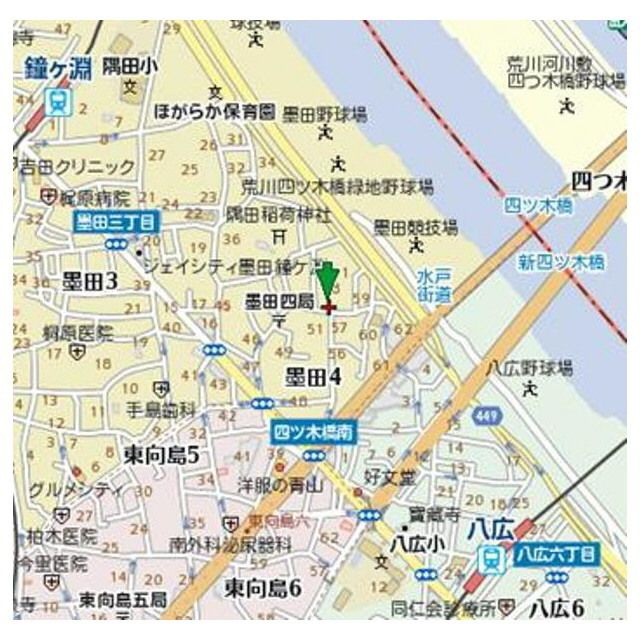 アムール武井の地図