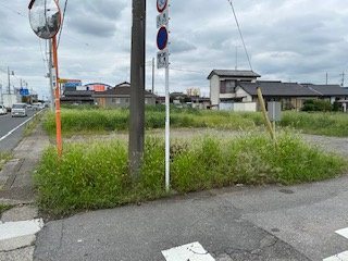 小桑原町売地の外観