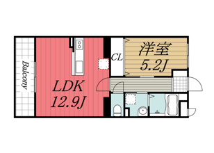 【間取り】 | ラ・フェリアーナ日吉台