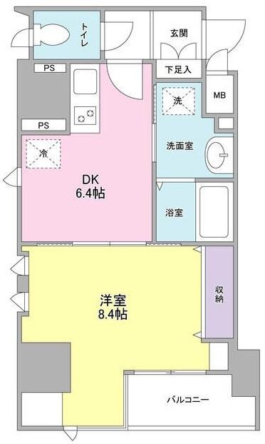 ＩＳＳＥＩ　Ｒｅｓｉｄｅｎｃｅ　神樂坂の間取り|間取りです。