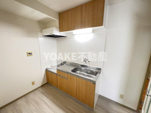 第２すくねハイツのキッチン|２階のお部屋の写真となります。現況優先。