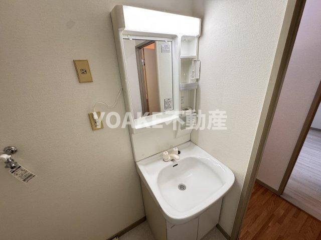第２すくねハイツの洗面所|２階のお部屋の写真となります。現況優先。