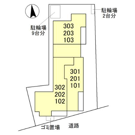 【区画図】 | DPaina岩戸北四丁目