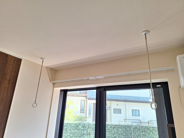 中野区白鷺２丁目の賃貸マンションの内装|室内物干しフック