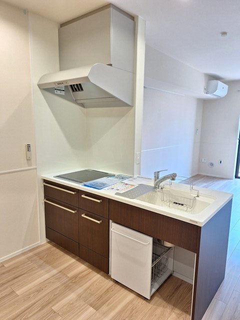 中野区白鷺２丁目の賃貸マンションのキッチン|IH2口