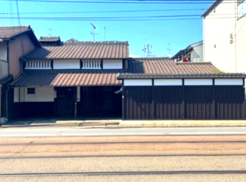 山ノ内宮前町京町家の外観