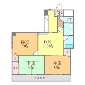【間取り】 | コートエルⅢ・
