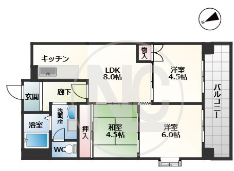 【間取り】 | メゾン千里中央