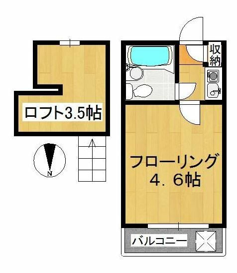ホワイトハイツ豊島の間取り