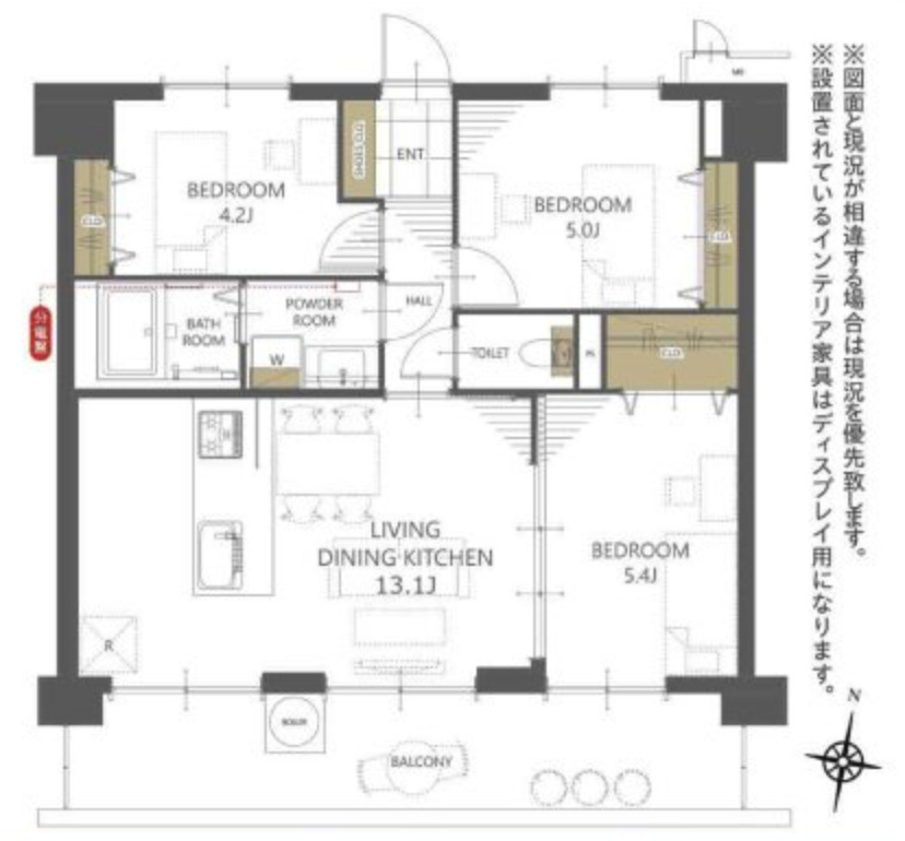 シティライフ空港南2の間取り