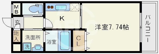 FRENCIA NOIE 難波南の間取り|フレンシアノイエ難波南　間取り