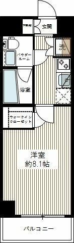 AXAS墨田AsylCourtの間取り