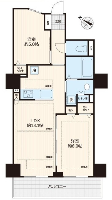 ロワール板橋の間取り