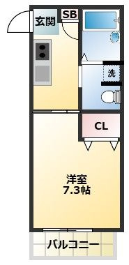 エレガンス8番館（北区上十条）の間取り