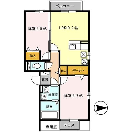 【間取り】 | ゼフィランサス