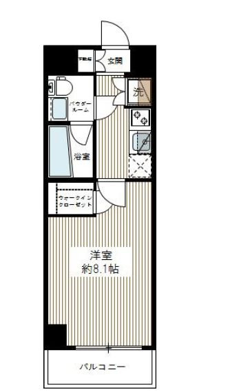 ＡＸＡＳ墨田ＡｓｙｌＣｏｕｒｔの間取り