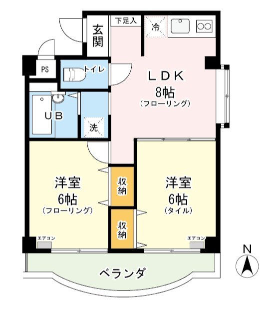 アーバンヒルズ平戸の間取り