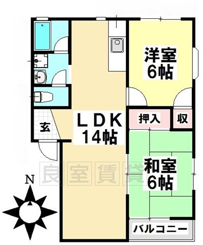 【間取り】 | メゾン汐路　PARTⅡ
