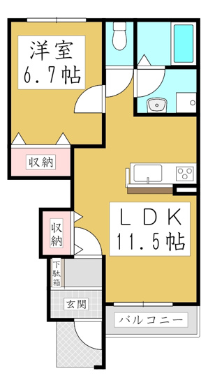 【間取り】 | SANTA PLACE・Y