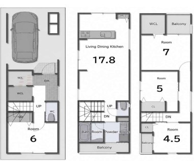 足代北戸建て