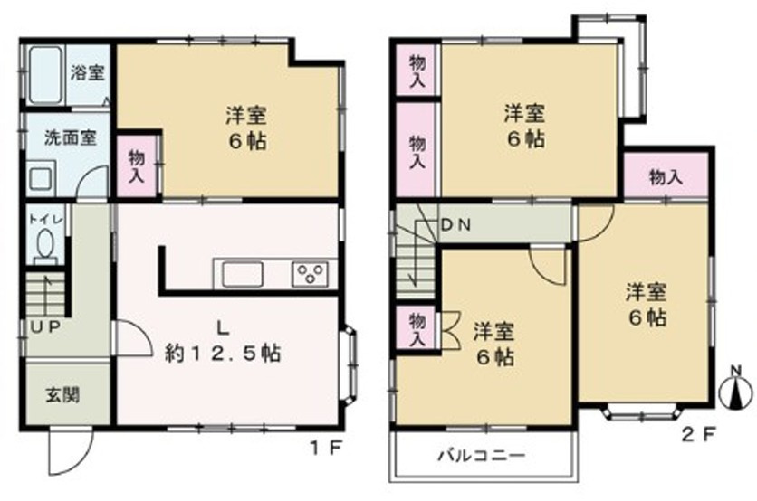 加須市西ノ谷　中古戸建の間取り|図面と現況が異なる場合、現況を優先とします。
