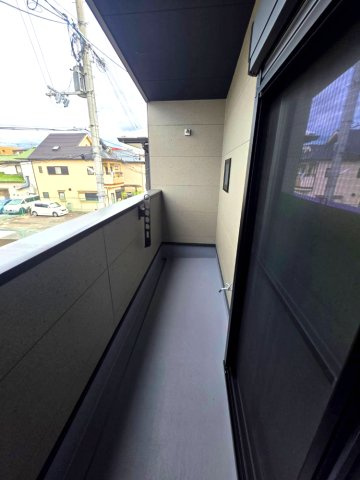 東豊中戸建のバルコニー