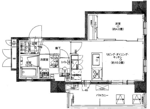 ミオカステーロ横濱鶴見の間取り