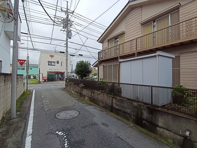 高崎市江木町　売地の前面道路含む現地写真