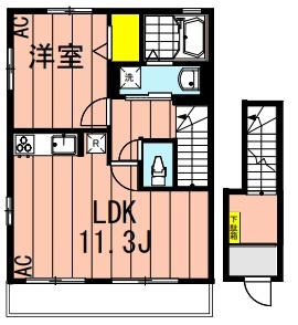 【間取り】 | サン　ハウス | 間取りです。