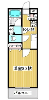 【間取り】 | ラ・リベルタ桜木 | 間取りです。