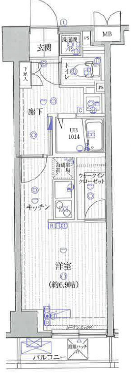 アプレシティ両国の間取り
