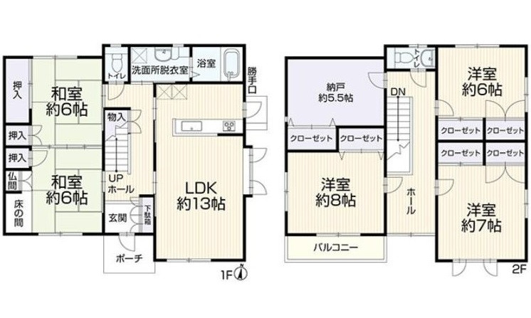 広島市南区仁保南２丁目の間取り