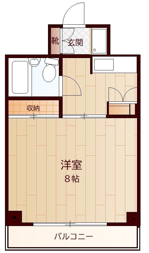 杉山マンションの間取り