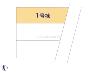 【区画図】 | 名古屋市守山区西新1804【仲介手数料無料】新築一戸建て　1号棟