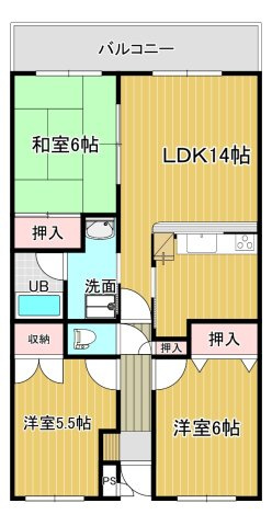 シティグレースほうしょうの間取り