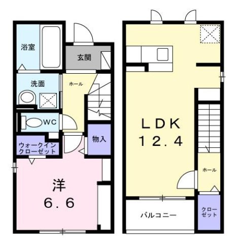 ル・シエル　Ａの間取り