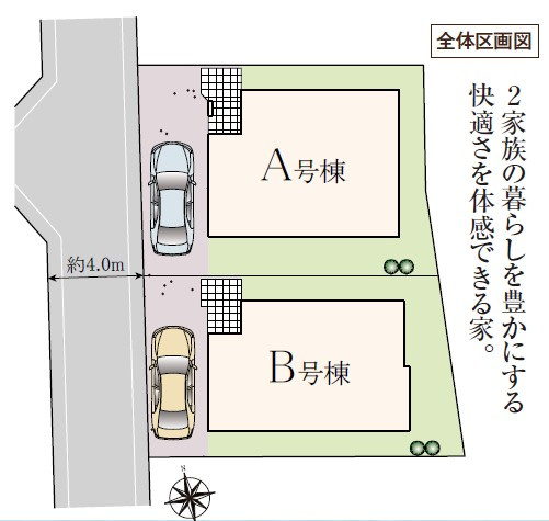 戸建 練馬区大泉学園町６丁目の区画図