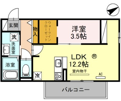 アルブルコートの間取り