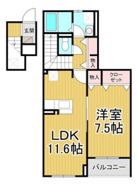 レジデンス荒牧の間取り