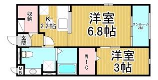 サニープレイス1の間取り