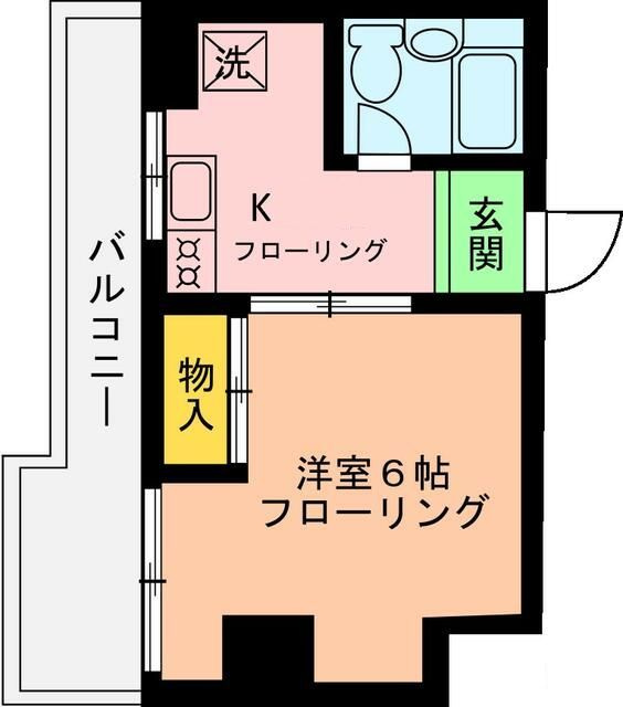 コーポ高の内の間取り|間取りです。