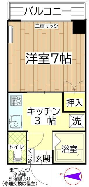 第３ハルタビルの間取り