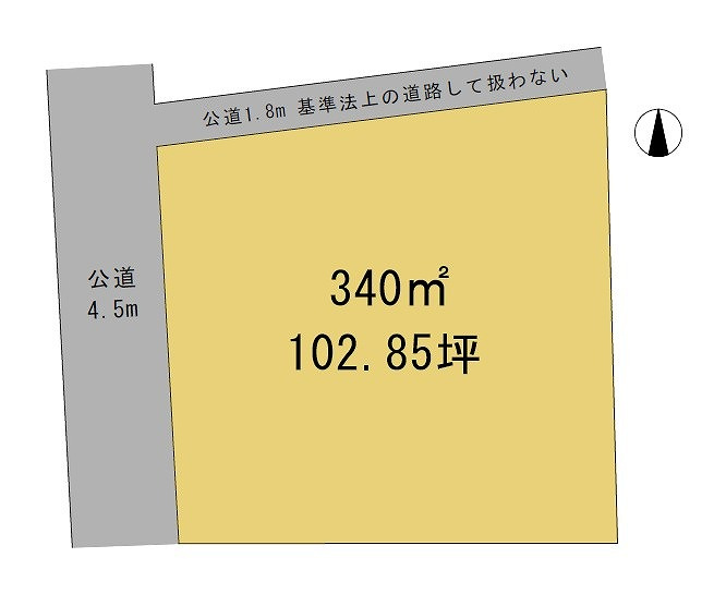 高崎市浜川町　売地の土地図